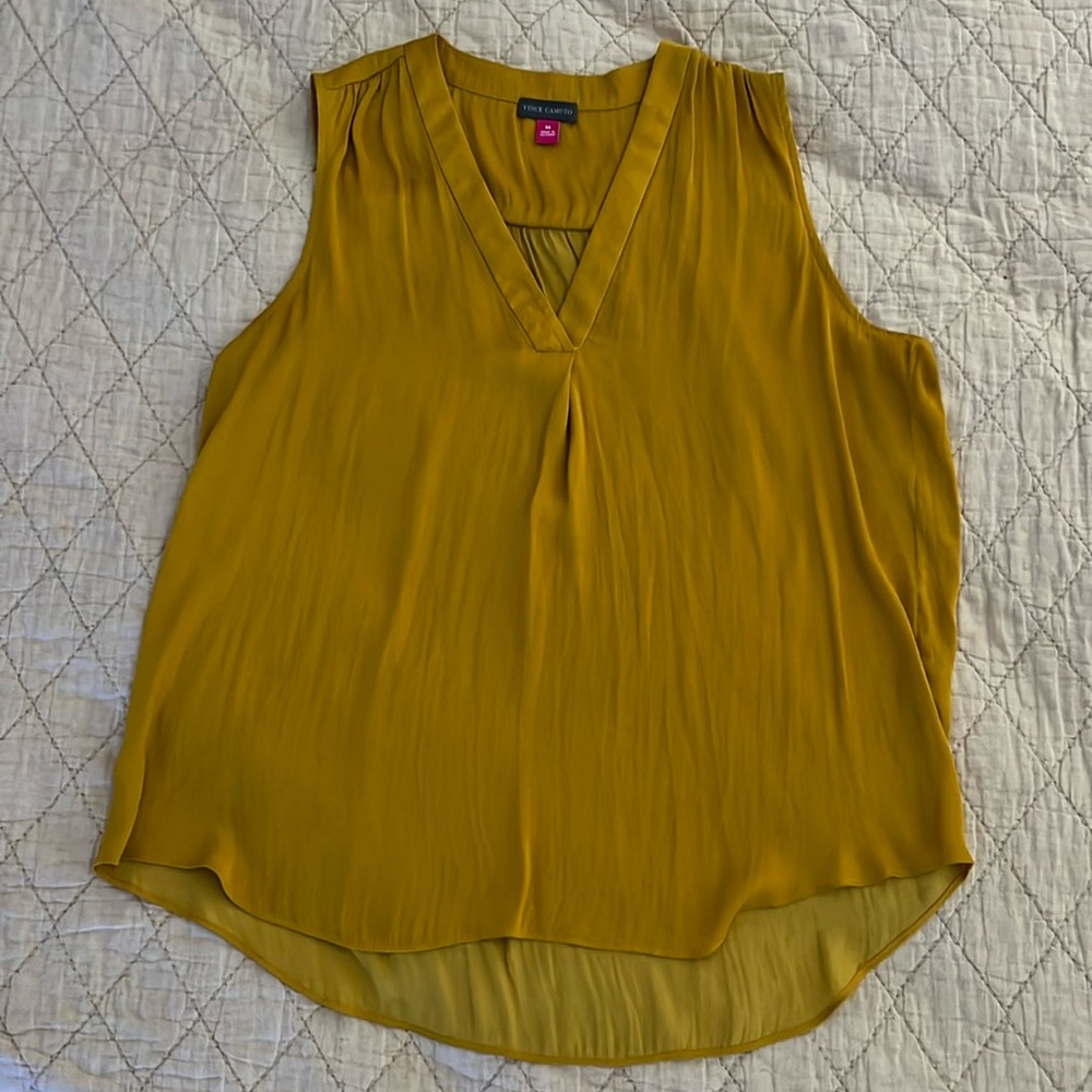Vince Camuto Mustard Yellow Tank